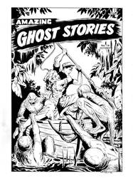 Amazing Ghost Stories #14 cover recreation by dalgoda7