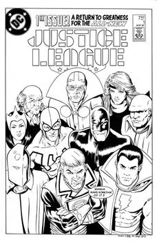 Justice League #1 cover recreation