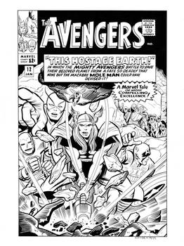 Avengers #12 cover recreation