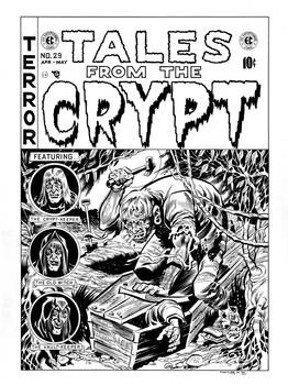 Tales From the Crypt #29 cover recreation