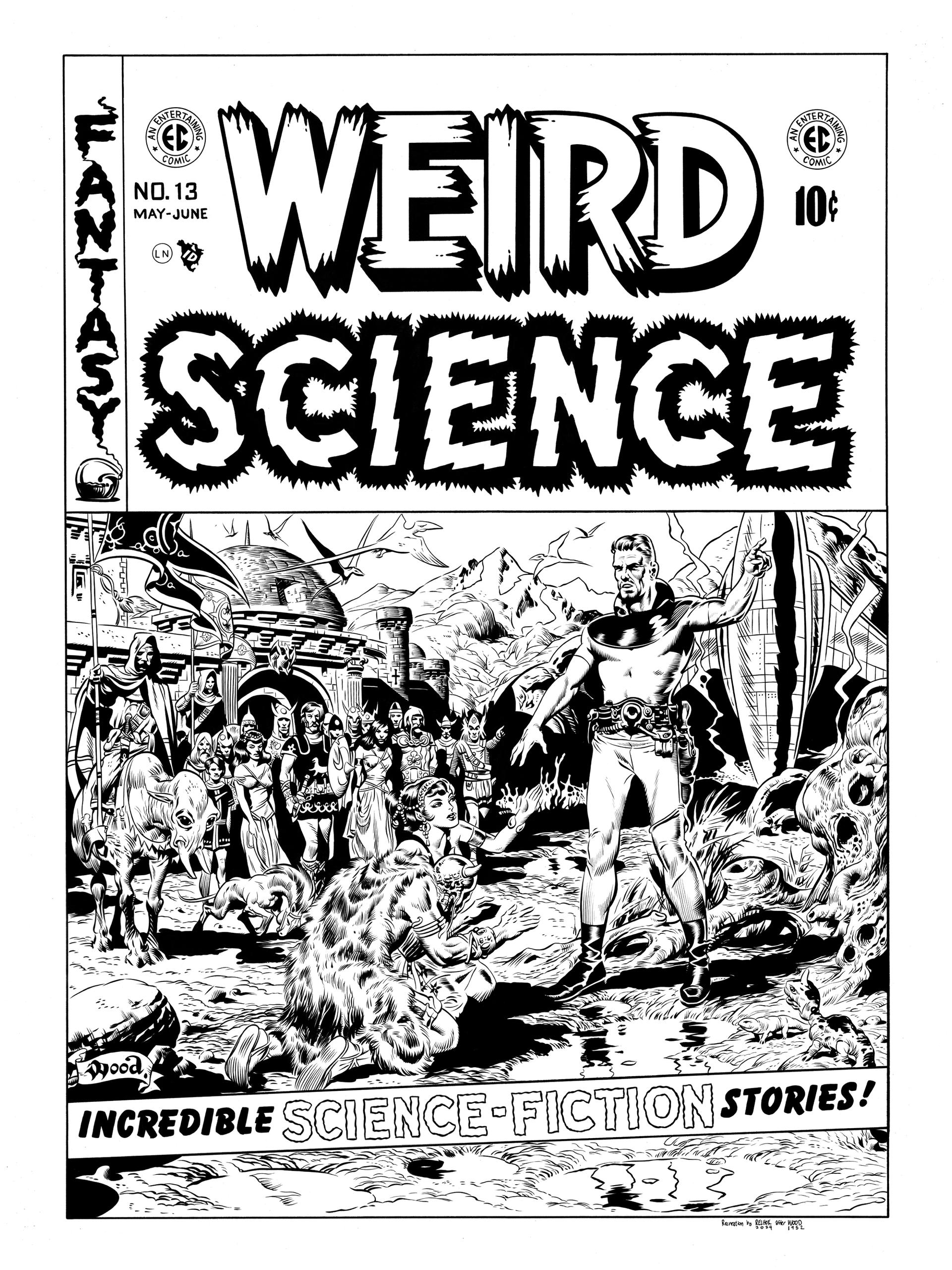 Weird Science #13 cover recreation by dalgoda7 on DeviantArt