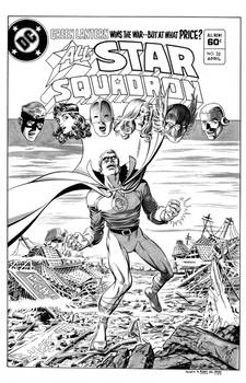 All-Star Squadron #20 cover recreation