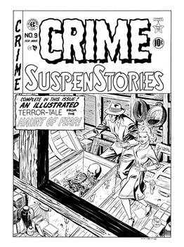 Crime Suspenstories #9 cover recreation