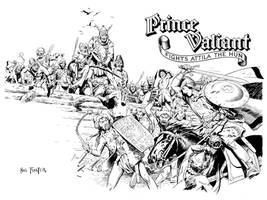 Prince Valiant book cover recreation