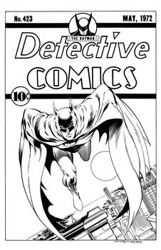 Detective Comics #423 cover recreation