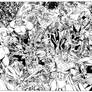 Marvel vs. DC Omnibus cover recreation
