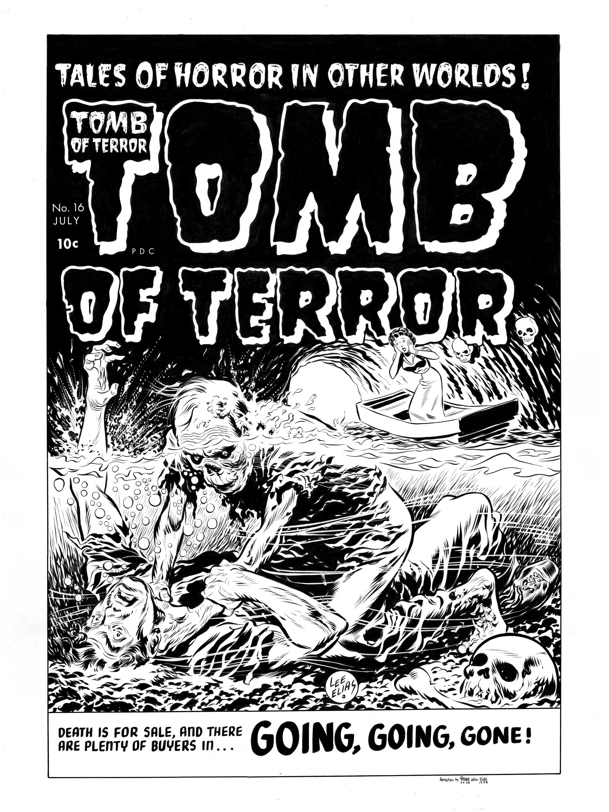 Tomb of Terror #16 cover recreation