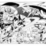 Uncanny X-Men #115 double page spread recreation