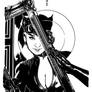 Catwoman pinup recreation