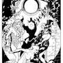 Poison Ivy Catwoman Harley Quinn inks