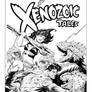 Xenozoic Tales pinup recreation