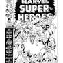 Marvel Super Heroes #21 cover recreation