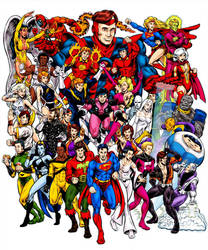 Legion of Super Heroes, Color by dalgoda7