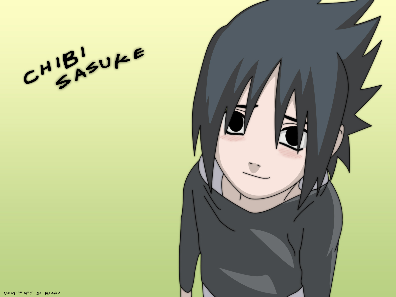 Chibi Sasuke Vector Art