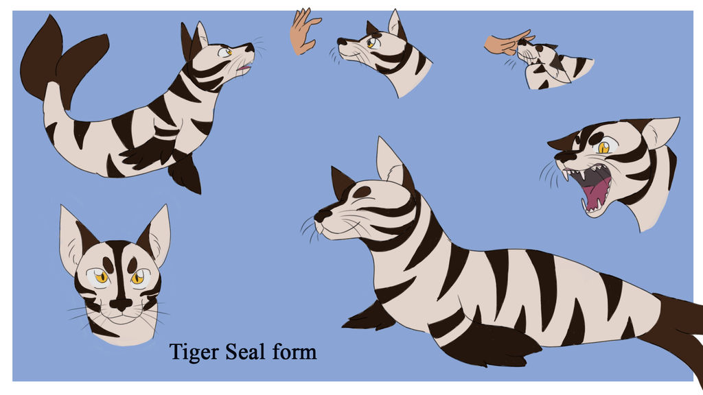 Kida tiger seal form by RyoOhuSoldier on DeviantArt