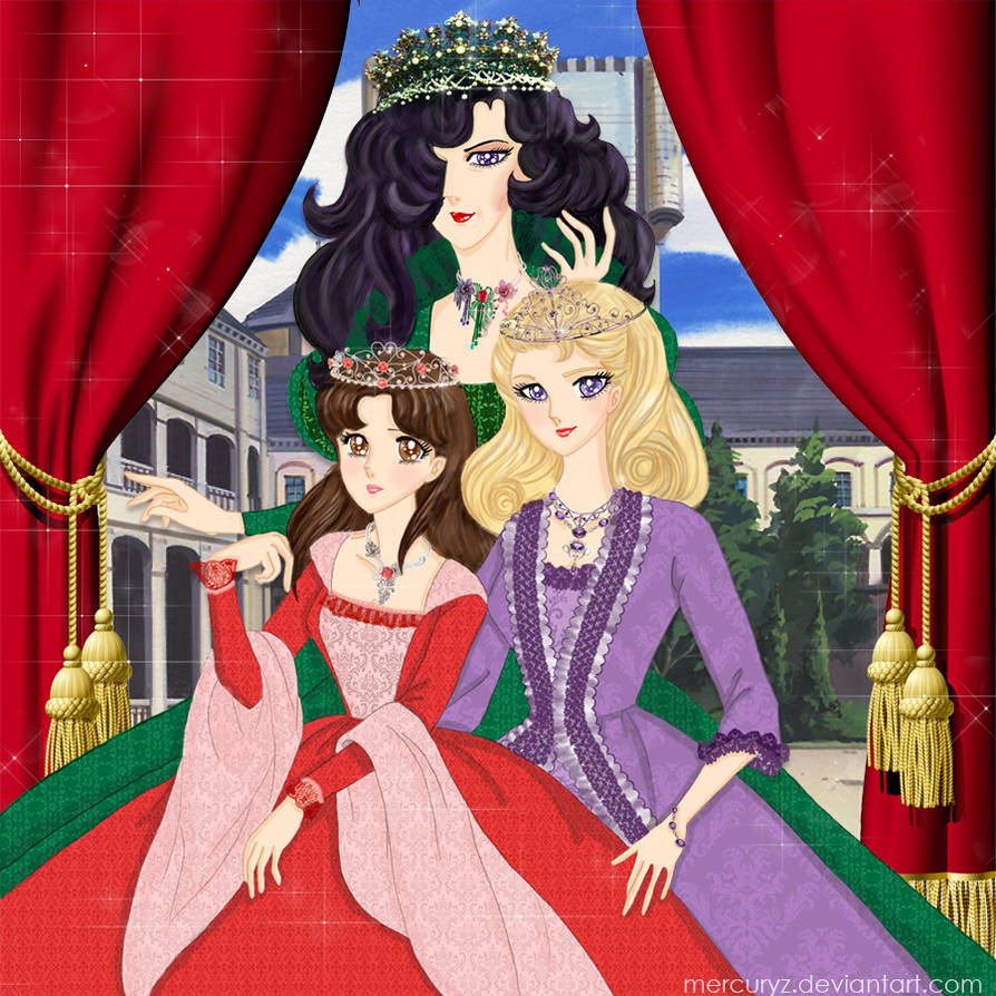 Two Princesses and The Queen by mercuryZ on DeviantArt