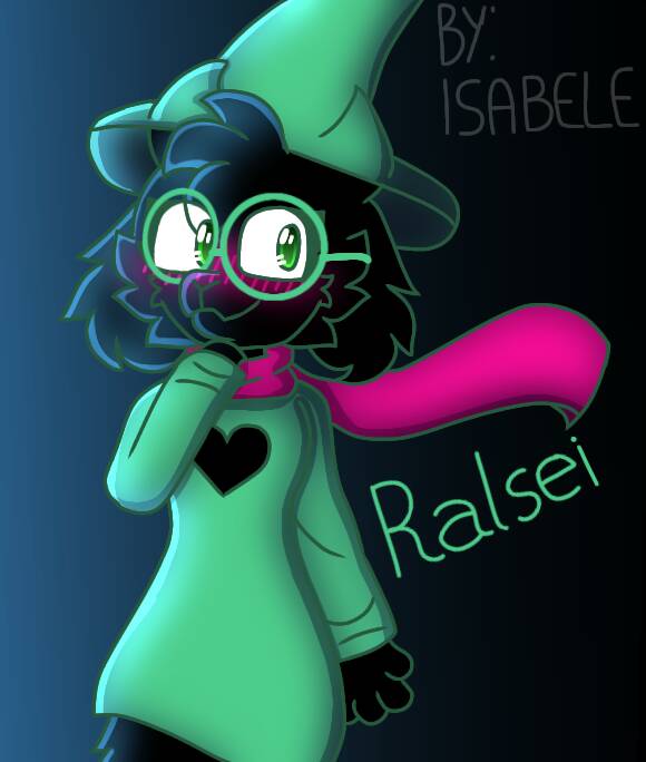 Ralsei fanart (female version) by IsabeleCatFox13 on DeviantArt