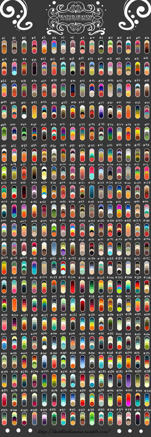 320 Color Palette Challenge by DeathInHeavens