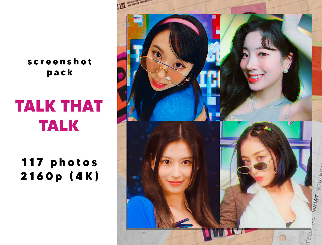 Talk Pack TWICE 'TALK THAT TALK' / Screenshot Pack by jyumixx on DeviantArt