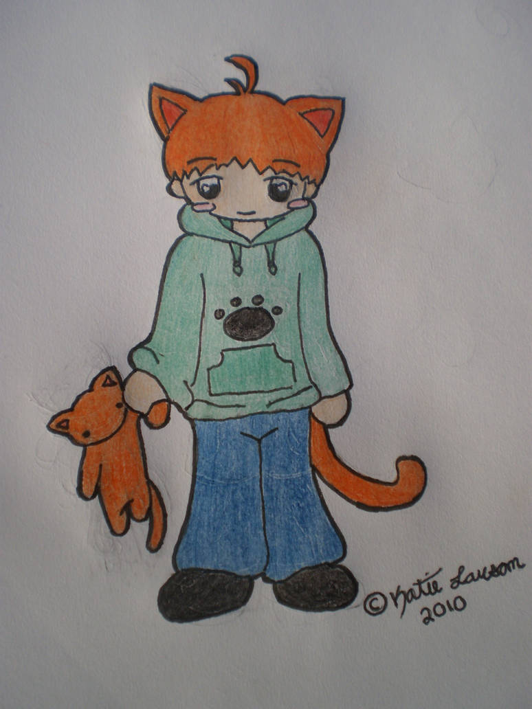 The Little Cat Boy by redgarnet21 on DeviantArt
