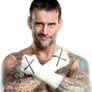 CM Punk official WWE render 2024