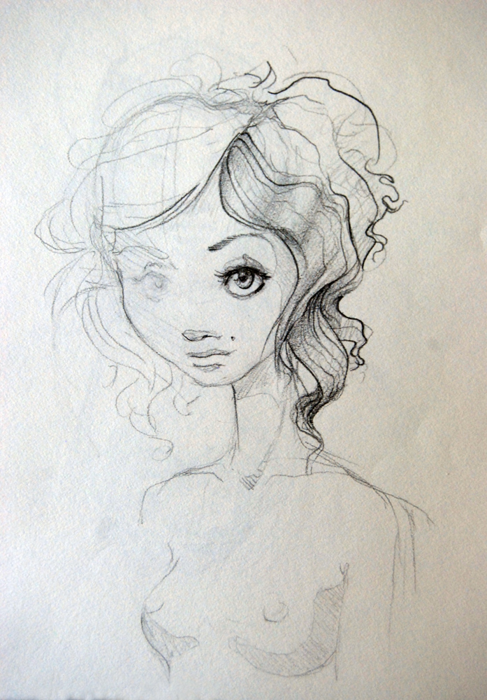 Girlie sketch.