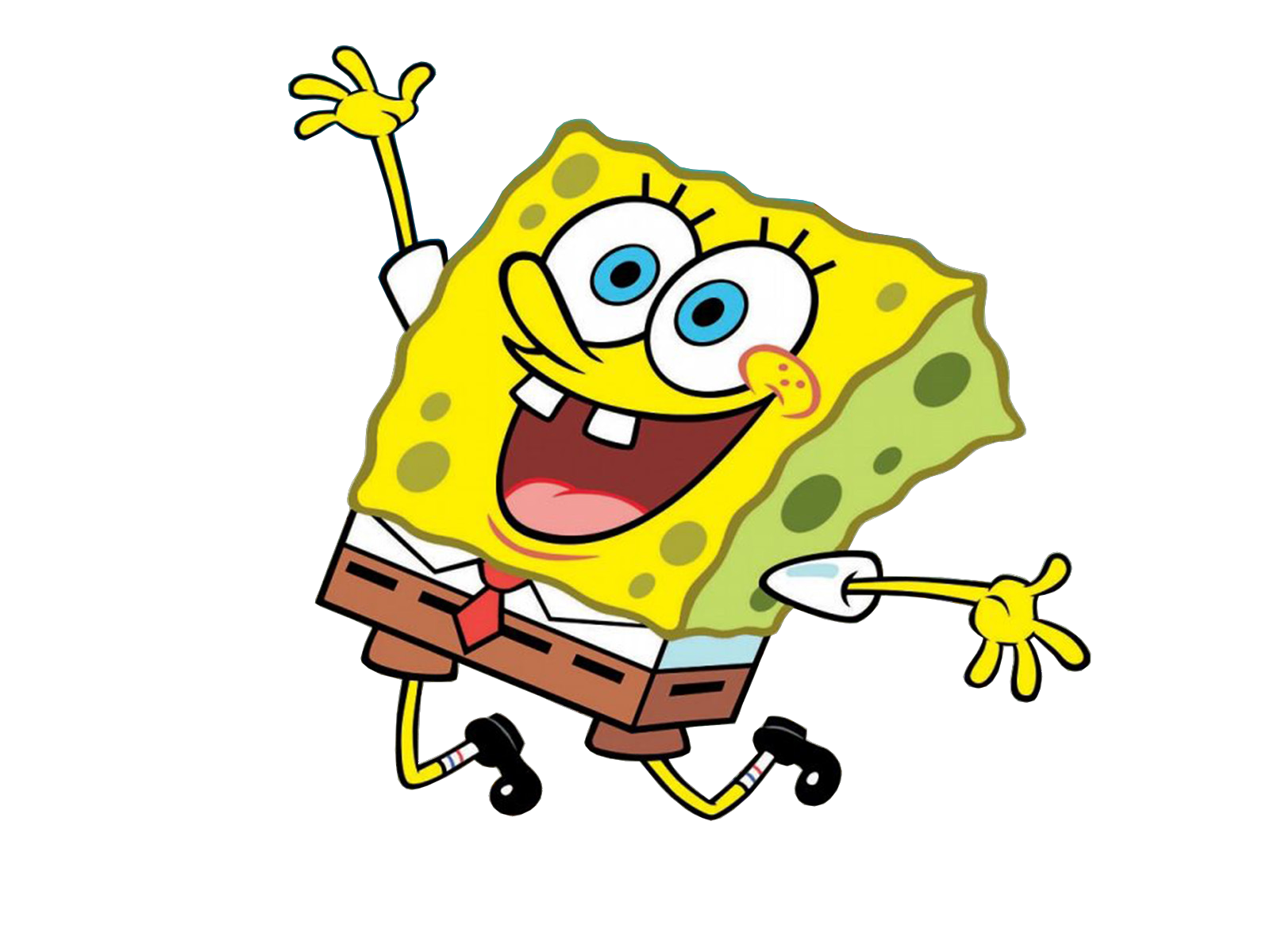 SpongeBob SquarePants Jumping Transparent by Fernando11101 on DeviantArt