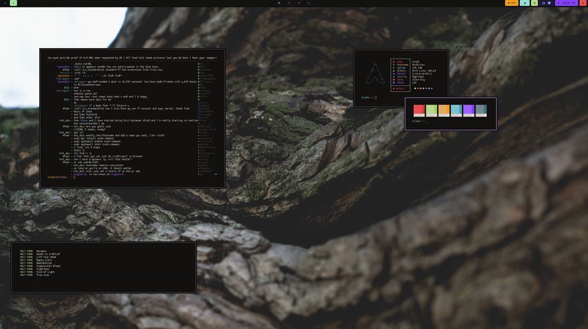 05.15.25 Arch Linux Desktop by chancellorr on DeviantArt