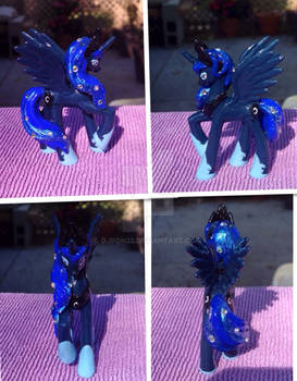 Princess Luna wet mane custom pony