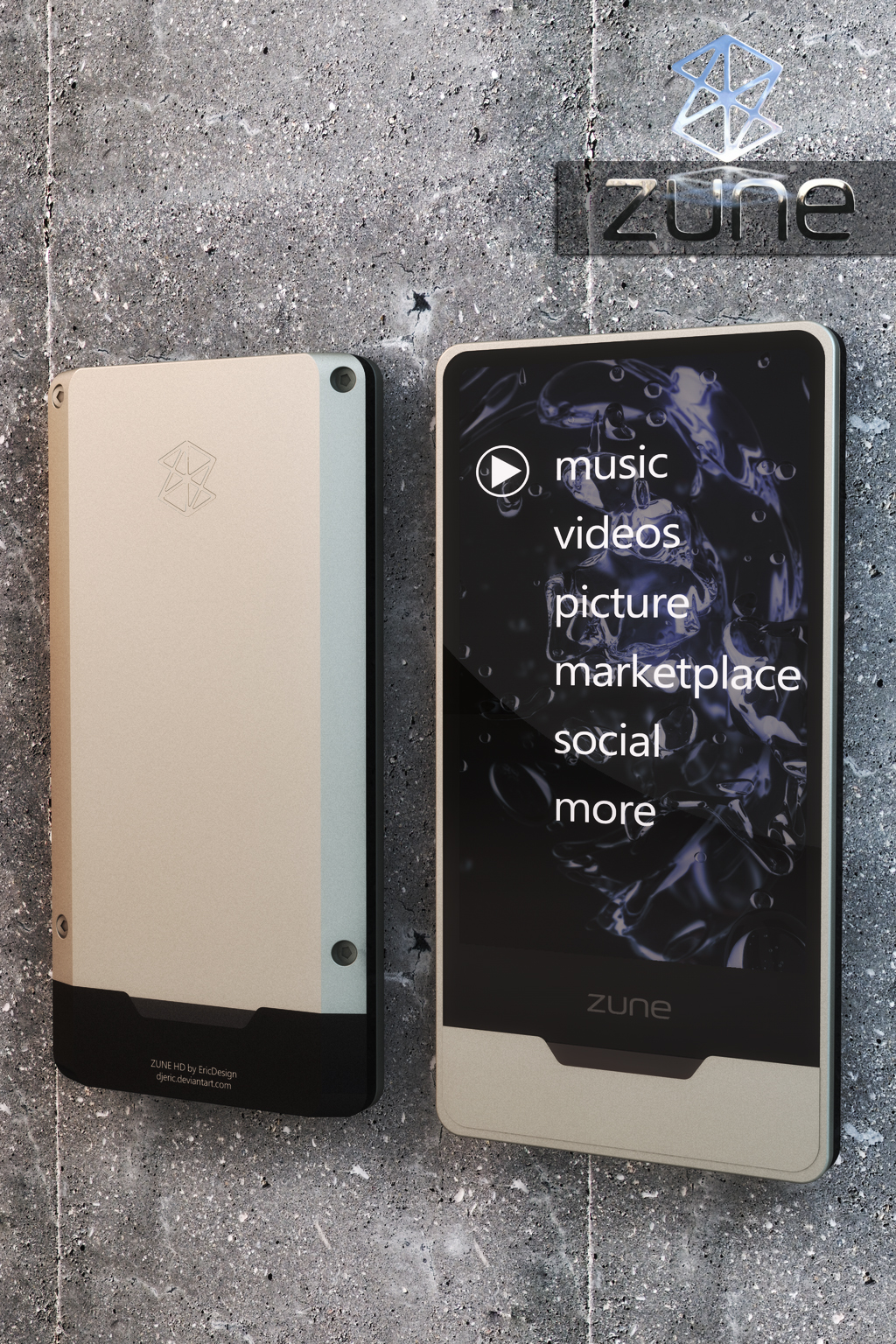 Zune Hd Modification ZUNE HD by 3DEricDesign on DeviantArt