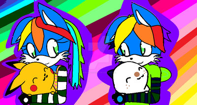 Pikachu Randy Rainbow Dash,randy Crush,pikachu And Oshawott by MARTINA-THE-FOX on ...