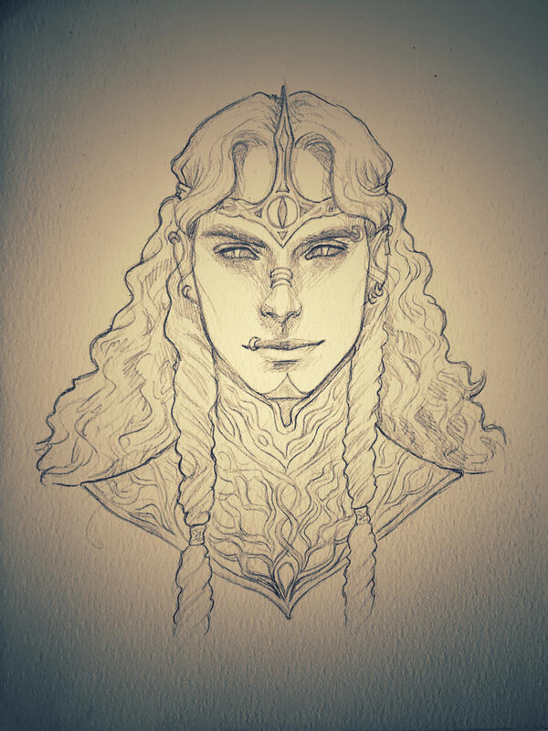 Silmarillion - Mairon portrait