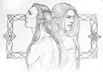 Fingon and Maedhros - Their ancient friendship  by IngvildSchageArt