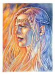 Maedhros - The Fires of his Heart by IngvildSchageArt