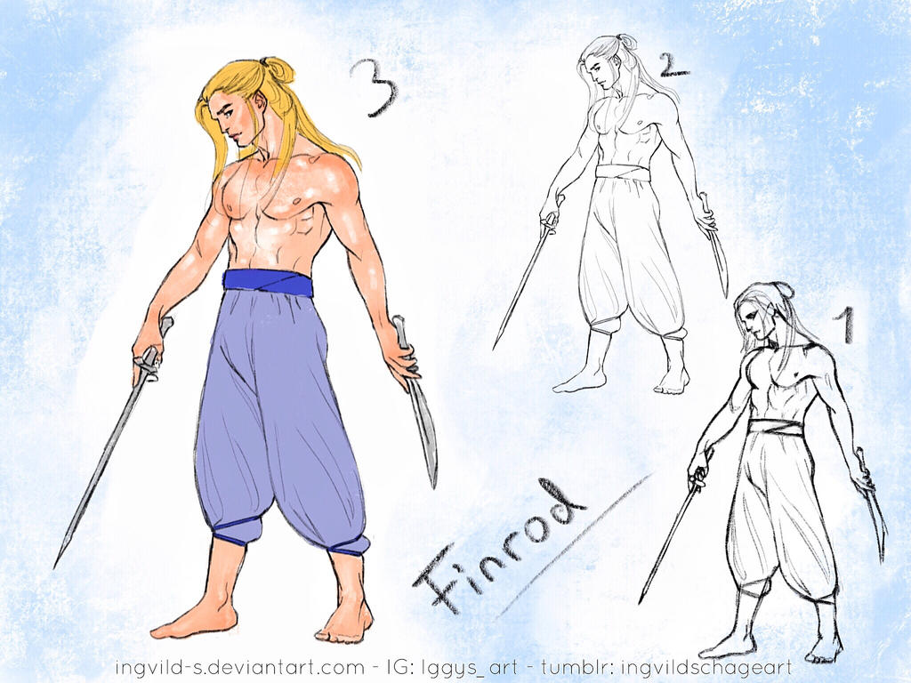 Silmarillion - Finrod sketch