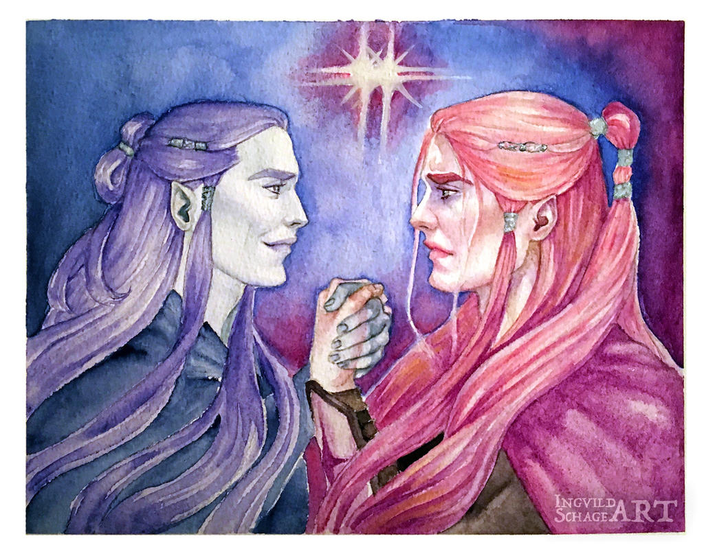 Am Ras Imagine Amrod and Amras - Lonely Stars by IngvildSchageArt on DeviantArt