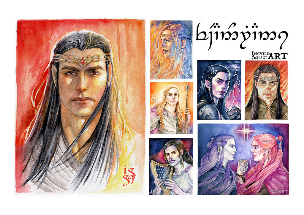 Feanorians - Wallpaper by IngvildSchageArt Feanorians - Wallpaper by IngvildSchageArt