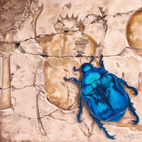 The Scarab - Oil painting