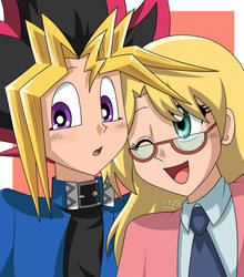Yugi and Rebecca by Eternal-Illusion151