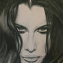 Laetitia Casta on charcoal