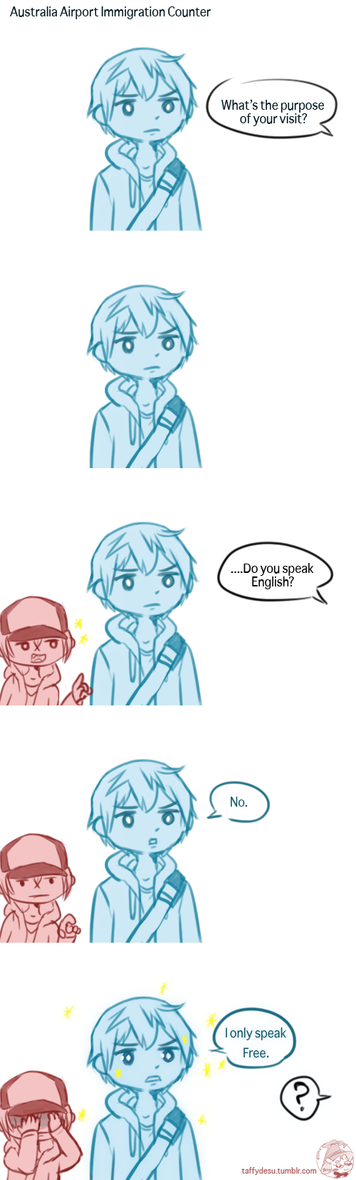 Rin and Haru in Australia Aiport Comic by TaffyDesu on DeviantArt Rin and Haru in Australia Aiport Comic by TaffyDesu on DeviantArt