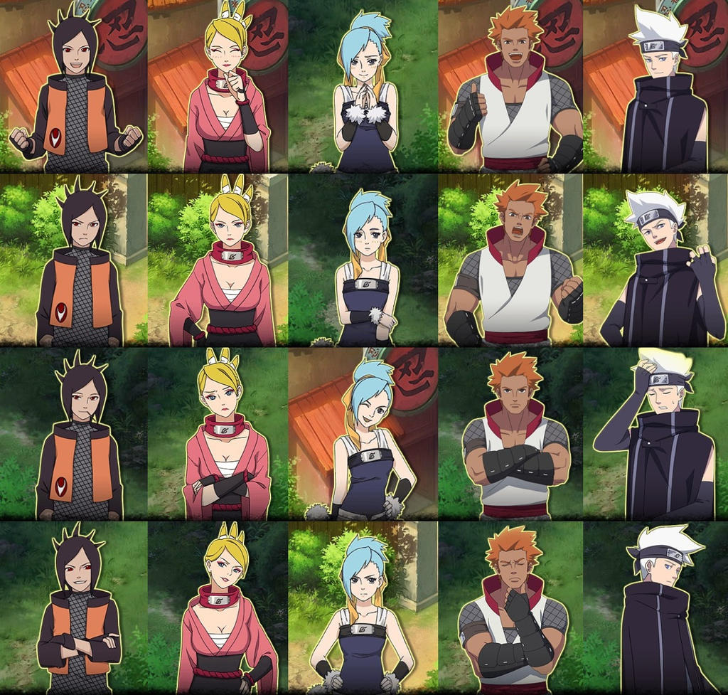 Naruto Online Character Expressions by EveBlaze31 on DeviantArt