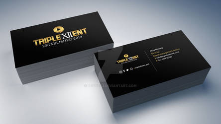 TripleXII ENT Business Card Design