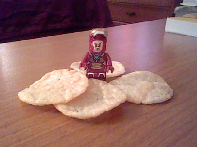 Iron Man likes chips