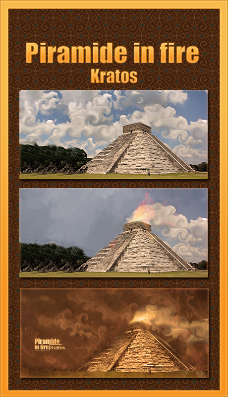 Pyramid Fire Layout Piramide In fire by Kratosdesing on DeviantArt