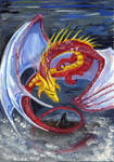 Red dragon by Dragonitka