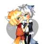 C: Couple Chibis for ninjagare