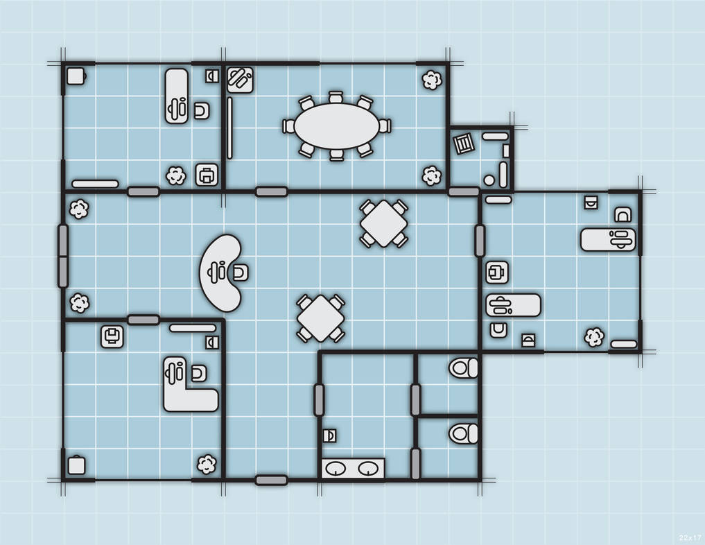 Modern Tabletop Rpg Map Office 1 By Woekan On Deviantart