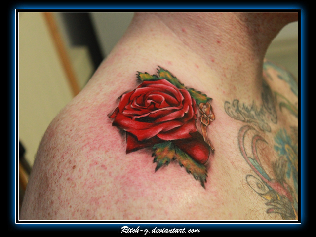 Realistic Red Rose