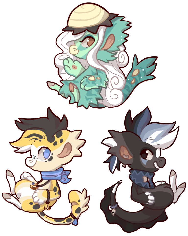 .:ArtTrade:. MIZUCHI, BILBO, BANDIT Chibi